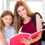 אמא וביתה התלמידה